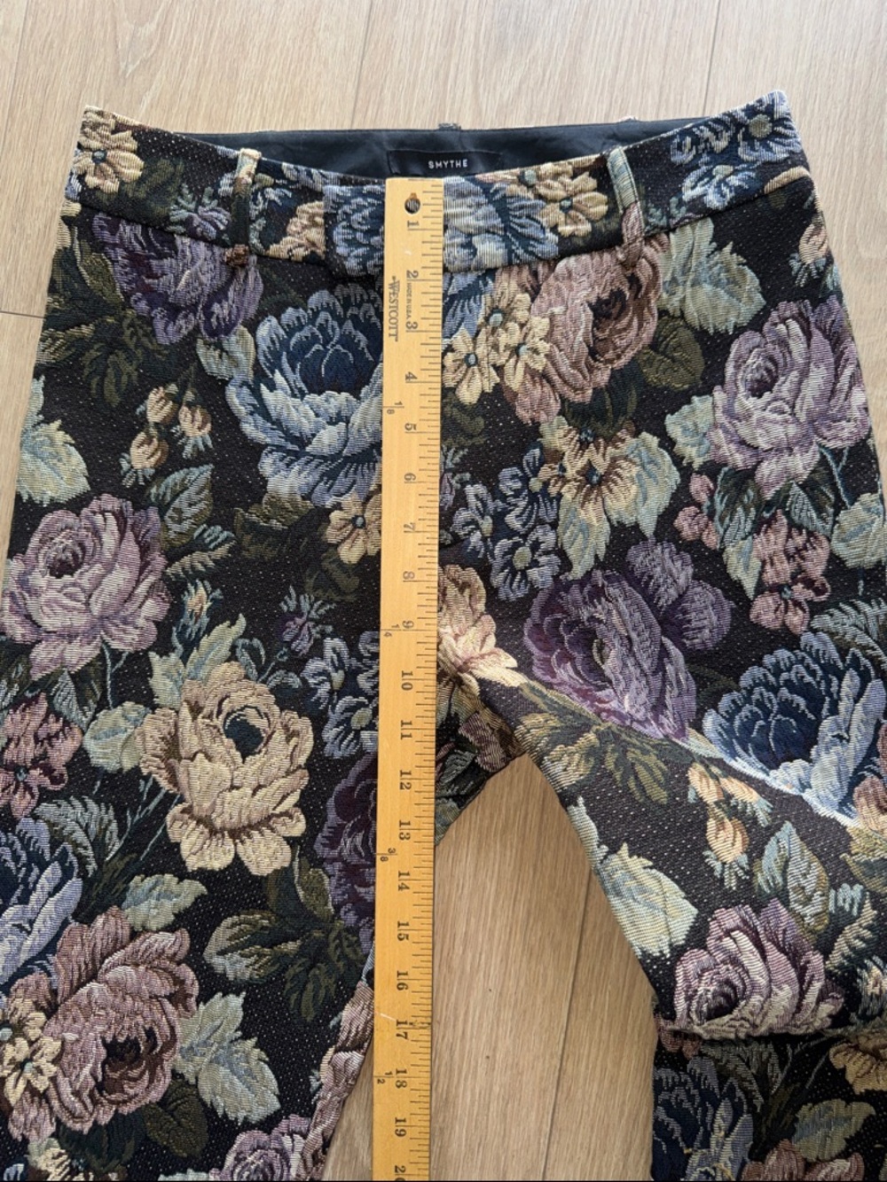 Smythe Bootcut Pant Forest Tapestry Size 4 (27) - Picture 14 of 16